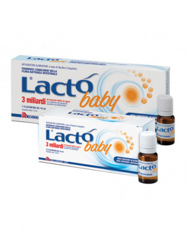 Lacto Baby 3 Miliardi 7 Flaconcini 10 Ml - Recordati Spa