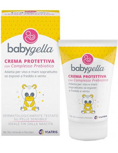 Babygella Prebiotic Crema Protettiva Viso E Mani 50 Ml - Meda Pharma Spa