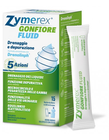 Zymerex Gonfiore Fluid 15 Bustine