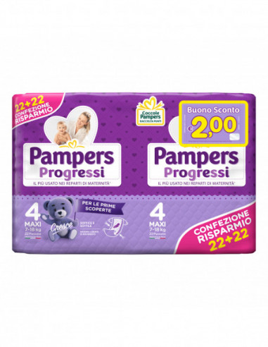 Pampers Progressi Maxi Pannolino 4...