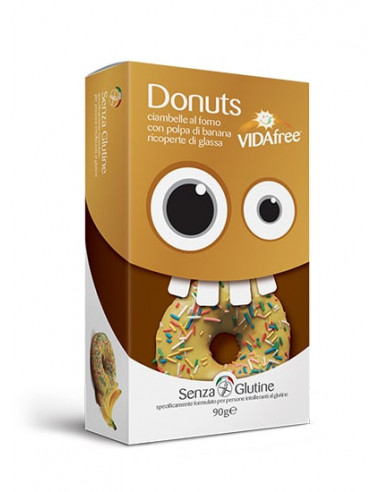 Vidafree Donuts Banana 90 G - Unifarmed Srl