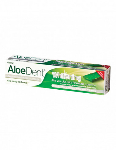 Aloedent Dentifricio Whitening Con Aloe Vera E Silice 100 Ml - Optima Naturals Srl