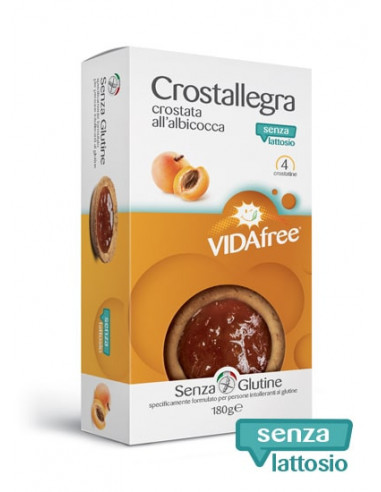 Vidafree Crostallegra Albicocca Senza Lattosio 180 G - Unifarmed Srl