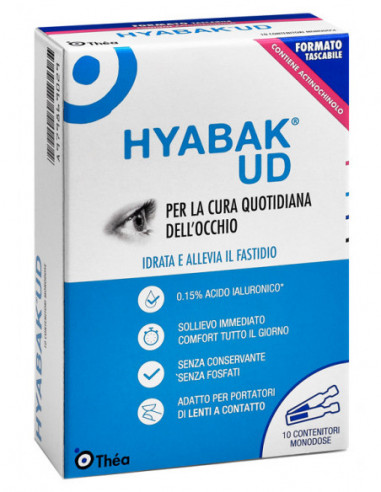 Hyabak Ud Sostituto Lacrimale 10 Monodosi 4 G - Thea Farma Spa