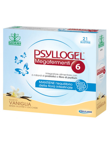 Psyllogel Megafermenti 6 Vaniglia 21...