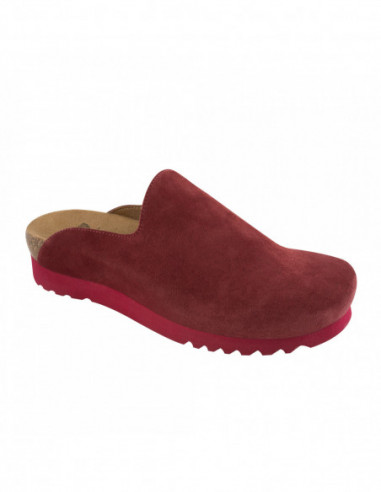 Calzatura Sirdal Suede Womens Burgundy Bioprint Freetime 40aw16