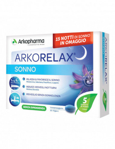Arkorelax Sonno 30+15 Capsule