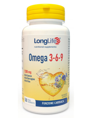 Longlife Omega 3 6 9 50 Perle - Phoenix Srl - Longlife