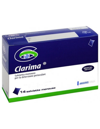 Salvietta Perioculare Clarima 14 Pezzi