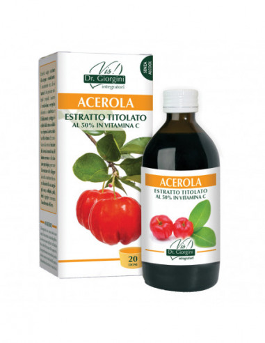 Acerola Estratto Titolato Al 50% 200 Ml - Dr.giorgini Ser-vis Srl