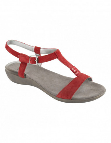 Niklas Suede+printed Suede Womens Red 40