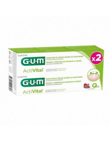 Gum Activital Dentifricio Gel Duo 75 Ml - Sunstar Italiana Srl
