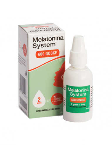 Melatonina System 600 Gocce 18 Ml