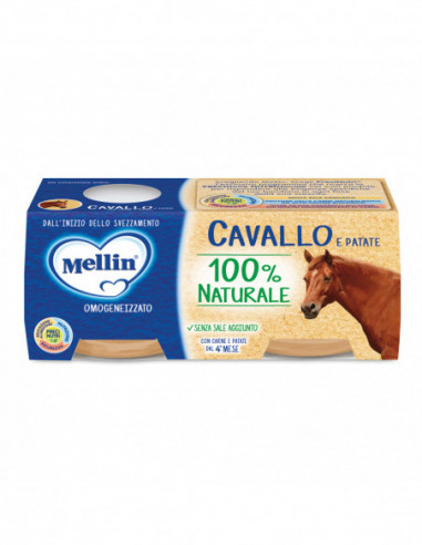 Mellin Omogeneizzato Cavallo 4 X 80 G