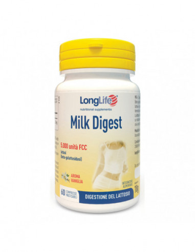 Longlife Milk Digest 60 Compresse - Phoenix Srl - Longlife