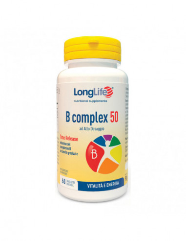 Longlife B Complex 50 T/r 60 Tavolette - Phoenix Srl - Longlife
