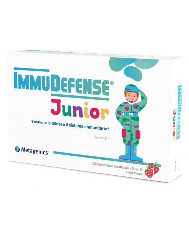 Immudefense Junior 30 Compresse Masticabili - Metagenics Belgium Bvba