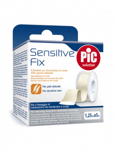 Cerotto In Rocchetto Pic Sensitive Fix Seta 5x500 Cm Con Fustella - Pikdare Spa