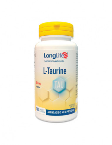 Longlife L-taurine 500 Mg 100 Capsule - Phoenix Srl - Longlife