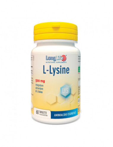 Longlife L-lysine 500mg 60 Tavolette - Phoenix Srl - Longlife