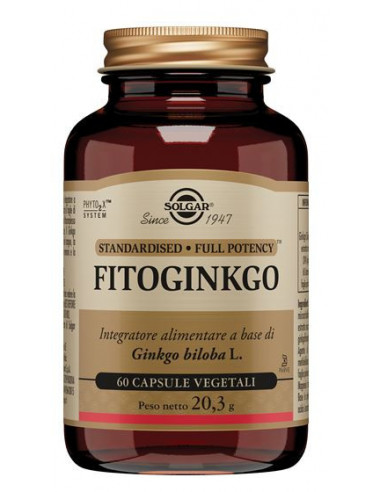 Fitoginkgo 60 Capsule Vegetali - Solgar It. Multinutrient Spa