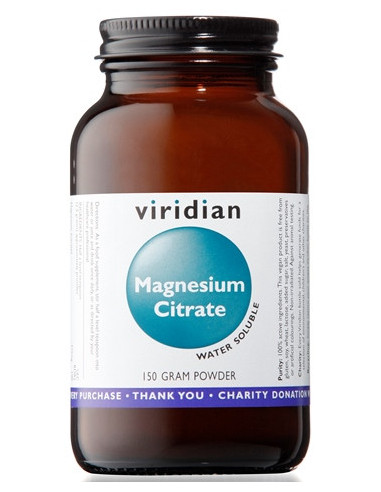 Viridian Magnesium Citrate Polvere 150g Viridian Magnesio Citrato - Natur Srl