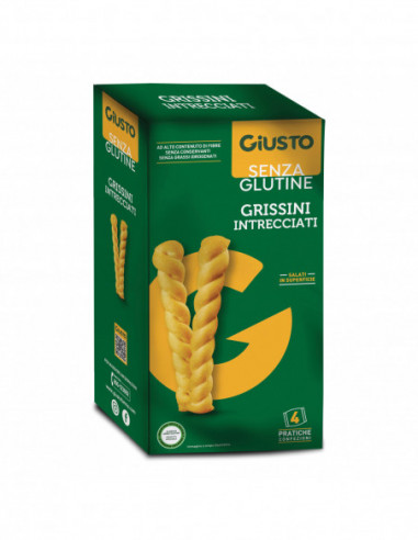 Giusto Senza Glutine Intrecciati Grissini 180 G