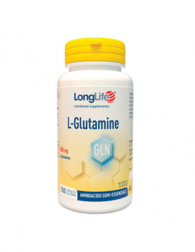 Longlife L-glutamine 100 Capsule - Phoenix Srl - Longlife