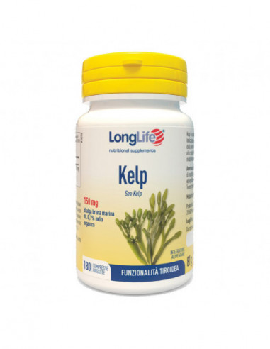 Longlife Kelp Alga Bruna 180 Compresse - Phoenix Srl - Longlife