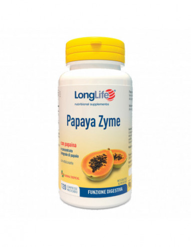 Longlife Papaya Zyme 120 Compresse - Phoenix Srl - Longlife