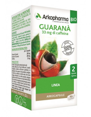 Arko Capsule Guarana' Bio 40 Capsule