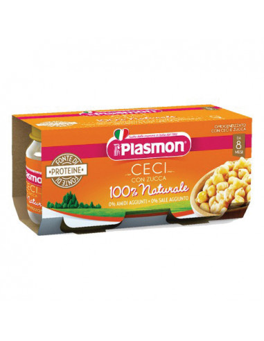 Plasmon Omogeneizzato Ceci/zucca 2 X...