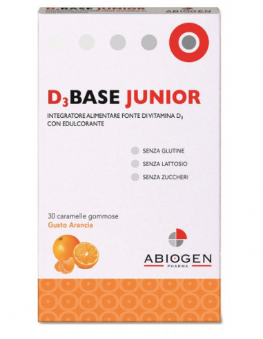 D3base Junior 30 Caramelle Gommose...