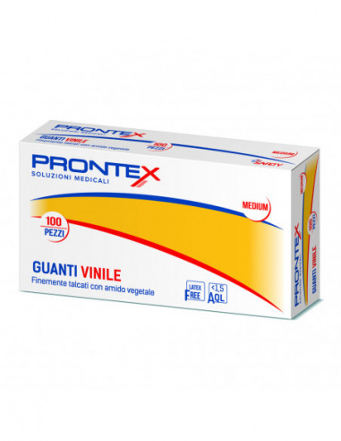 Guanto Prontex Vinile Medio 100 Pezzi