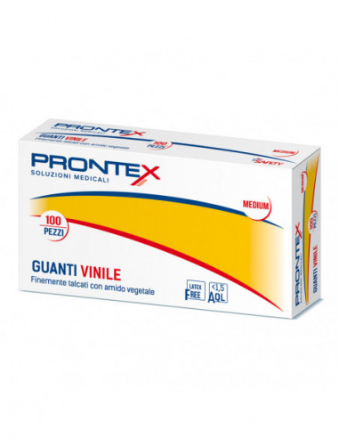 Prontex Guanto Vinile Piccolo 100 Pezzi