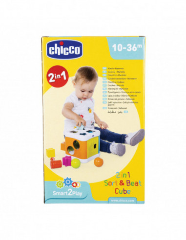 Chicco Gioco 2 In 1 Cubo Incastra &...