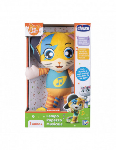 CH GIOCO 44 GATTI LAMPO PUPAZZO MUSICALE