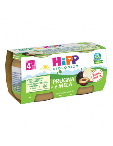 Hipp Bio Omogeneizzato Prugna E Mela...