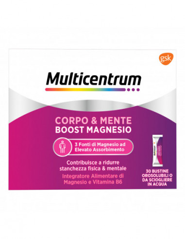 Multicentrum Boost Magnesio 30 Bustine