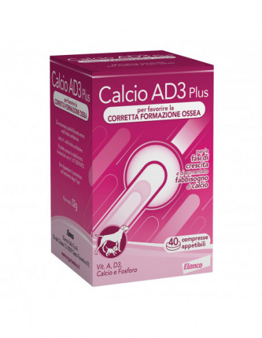 Calcio Ad3 Plus 40 Compresse Appetibili