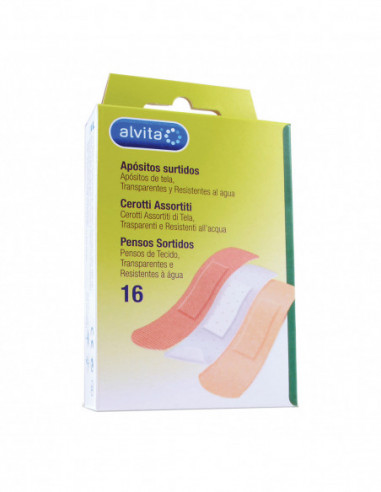 Alvita Cerotti Assortiti 16 Pezzi