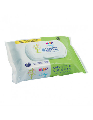 Hipp Salviettine Viso&mani 1x20 Pezzi