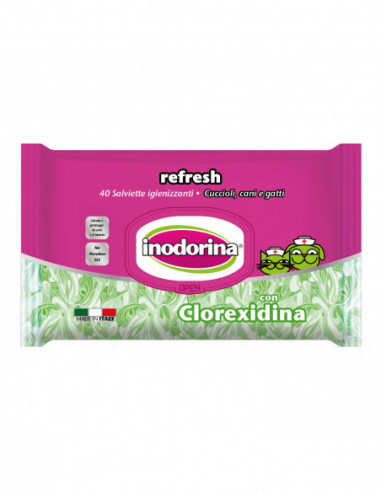 Inodorina Salviette Clorexidina 40 Pezzi