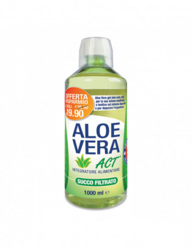 Aloe Vera Act Succo Filtrato 1000 Ml