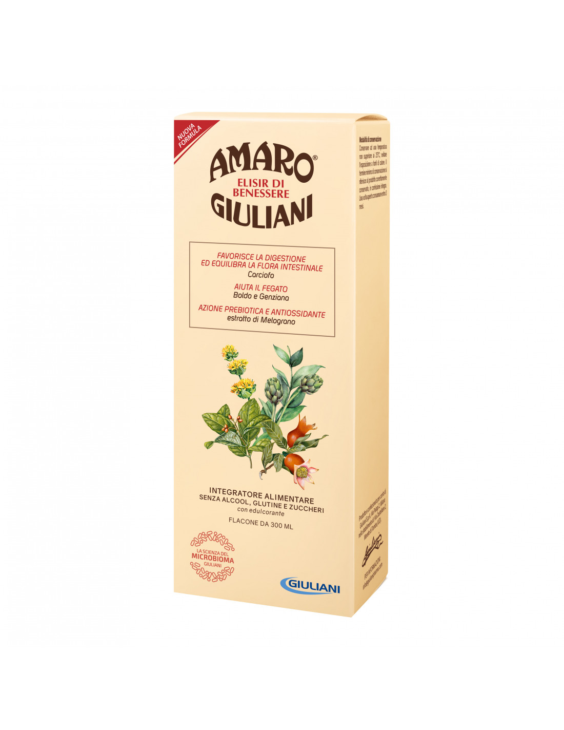 Regolarita e depurazione intestinale Amaro giuliani elisir benessere 300 ml nuova formula Regolarita e depurazione intestinale Amaro giuliani elisir benessere 300 ml nuova formula