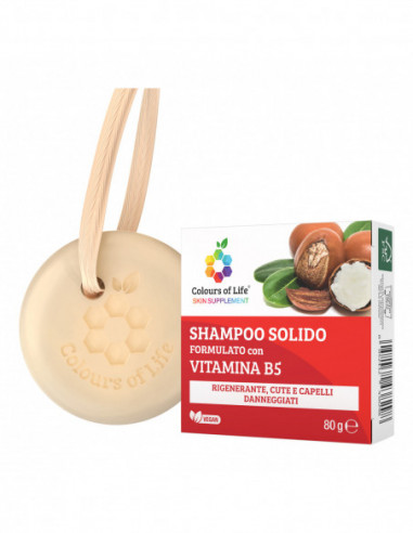 Vitamina B5 Shampoo Solido 80 G...