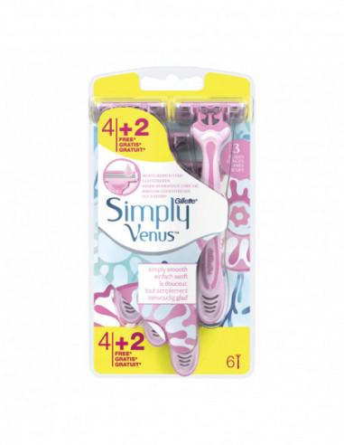 Gillette Venus Simpl3 4 Pezzi + 2 G