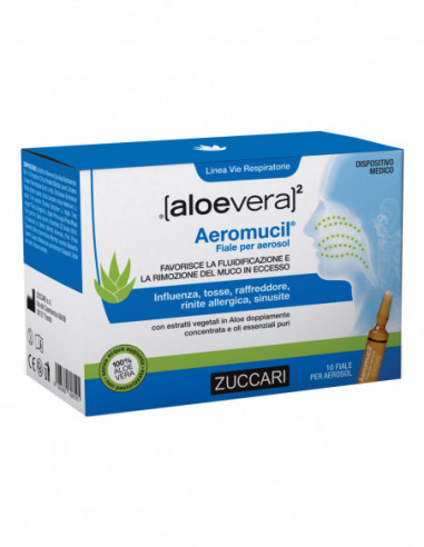 Aloevera2 Aeromucil 10 Fiale 5 Ml