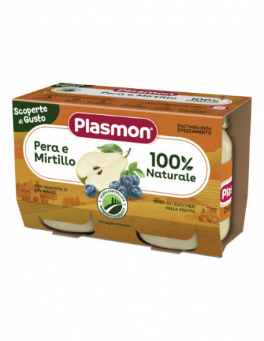 Plasmon Omogeneizzato Pera Mirtillo 2...