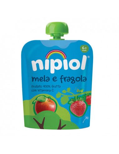 Nipiol Purea Pouch Mela Fragola 85 G